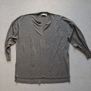 Linen Blend Lightweight Sweater